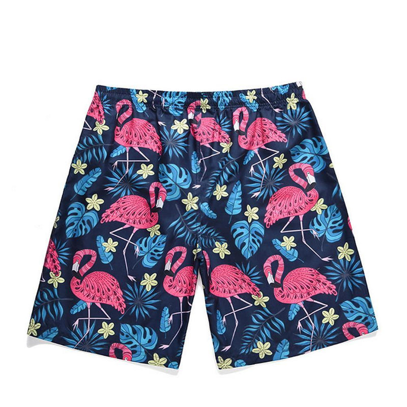 Men's Geometric Print Basic Shorts - AM APPAREL