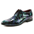 Men's Glossy Pantent Leather Oxford Shoes - AM APPAREL