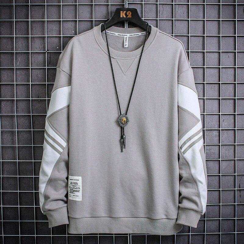 Men's Harajuku Streetwear Colorblock Sweatshirt - AM APPAREL