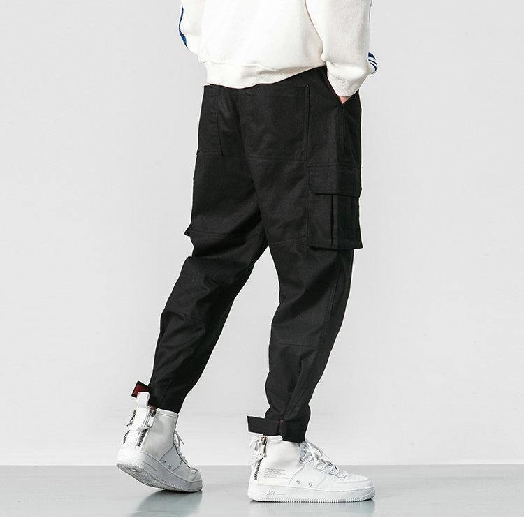 Men's Harem Cargo Pants W/ Elastic Waist - AM APPAREL