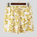 Men's Hawaiian Floral Print Summer Short & Shirt Set - AM APPAREL