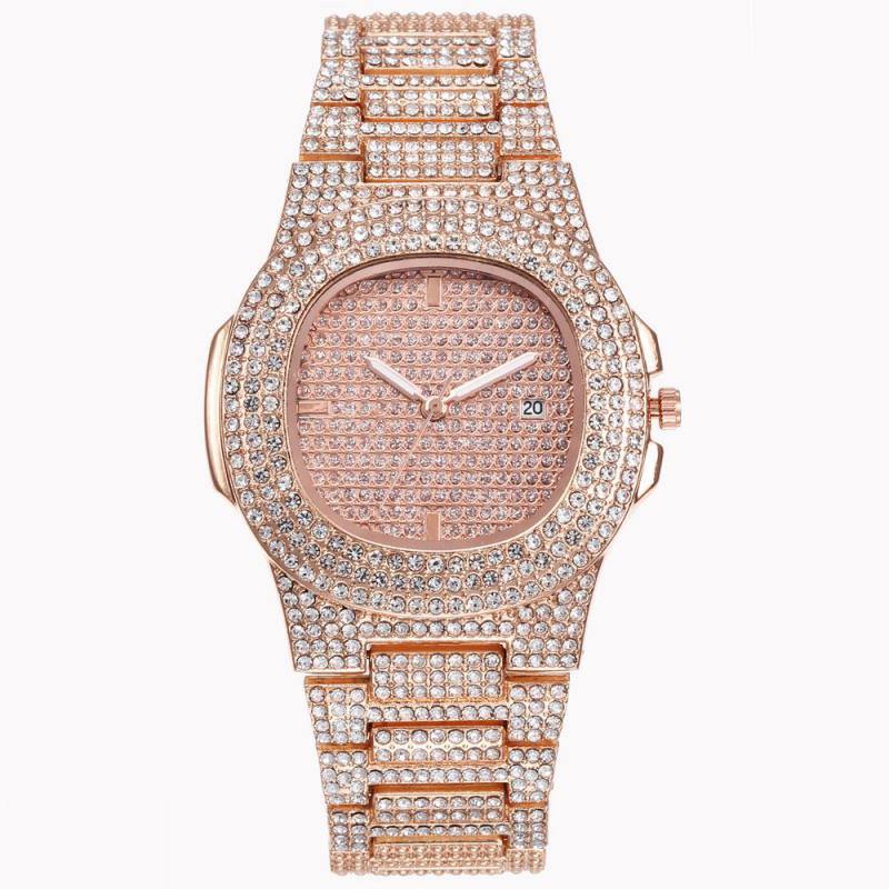 Men's High Quality Bling Iced Watch - AM APPAREL