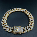 Men's High-Quality Zircon Bling Iced Out Bracelet - AM APPAREL