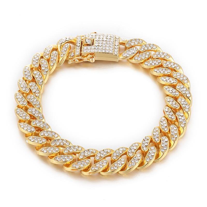 Men's High-Quality Zircon Bling Iced Out Bracelet - AM APPAREL