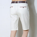 Men's Knee Length Stretch Cotton Shorts - AM APPAREL