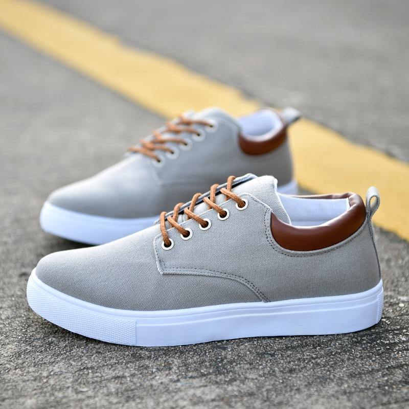 Men's Light Casual Canvas Shoes - AM APPAREL