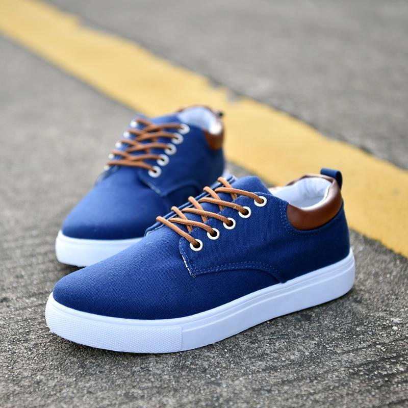 Men's Light Casual Canvas Shoes - AM APPAREL