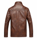 Men's Mountainskin Faux Leather Winter Jacket - AM APPAREL