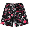 Men's Patterned Polyester Shorts - AM APPAREL