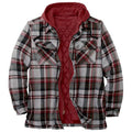 Men's Plaid Cotton Thick Winter Jacket - AM APPAREL