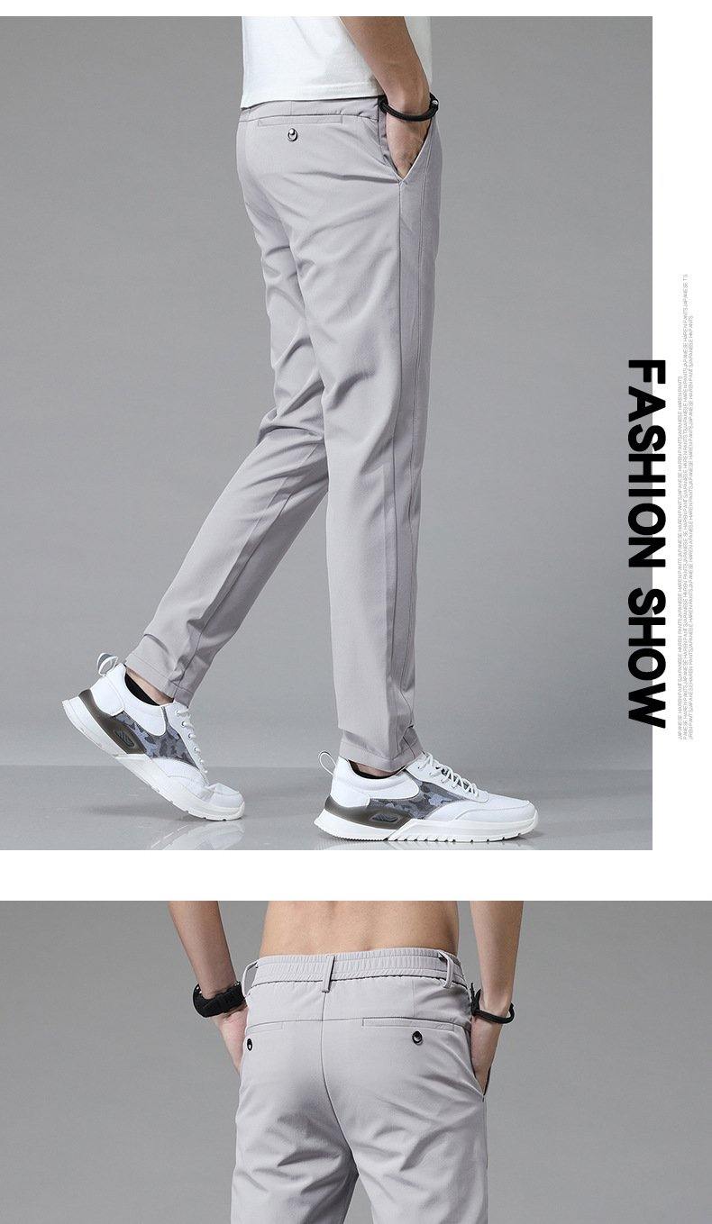 Men's Regular Fit Casual Suit Pants - AM APPAREL