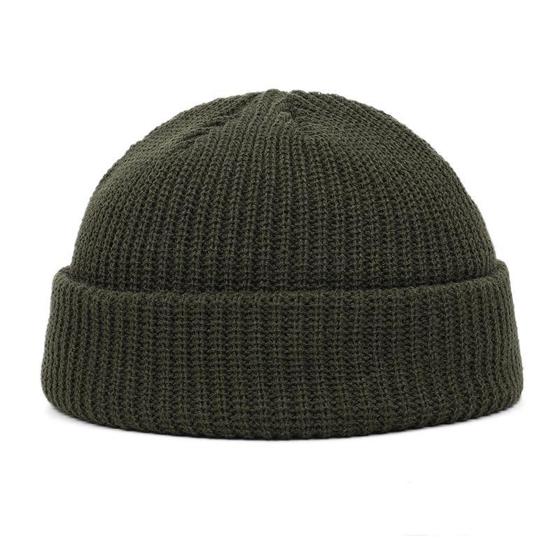 Men's Skullcap Knitted Beanie Hats - AM APPAREL