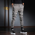 Men's Slim Fit Casual Korean Streetwear Pants - AM APPAREL
