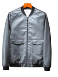 Men's Solid Colored Apollos Leather Jacket - AM APPAREL