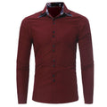 Men's Solid Colored Business Cotton Shirt - AM APPAREL