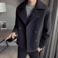 Men's Solid Colored Casual Wool Jacket - AM APPAREL