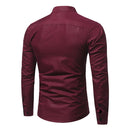 Men's Solid Colored Formal Shirt - AM APPAREL
