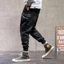 Men's Solid Colored Techwear Cargo Pants - AM APPAREL