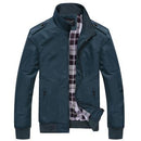 Men's Sportswear Stand Collar Bomber Jackets - AM APPAREL