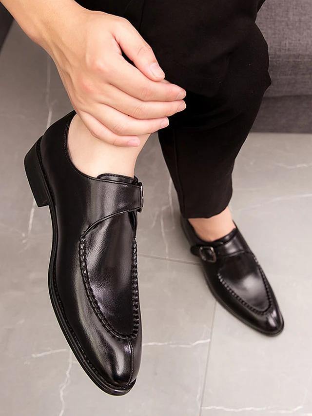 Men's Suede Formal Oxfords Shoes - AM APPAREL