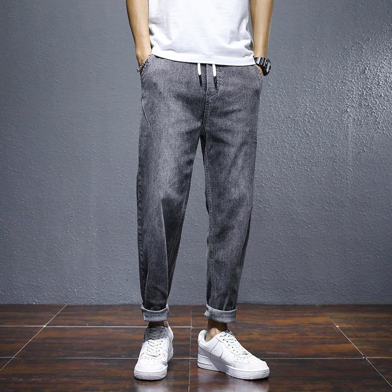 Men's Summer Cotton Denim Loose Fit Jeans - AM APPAREL