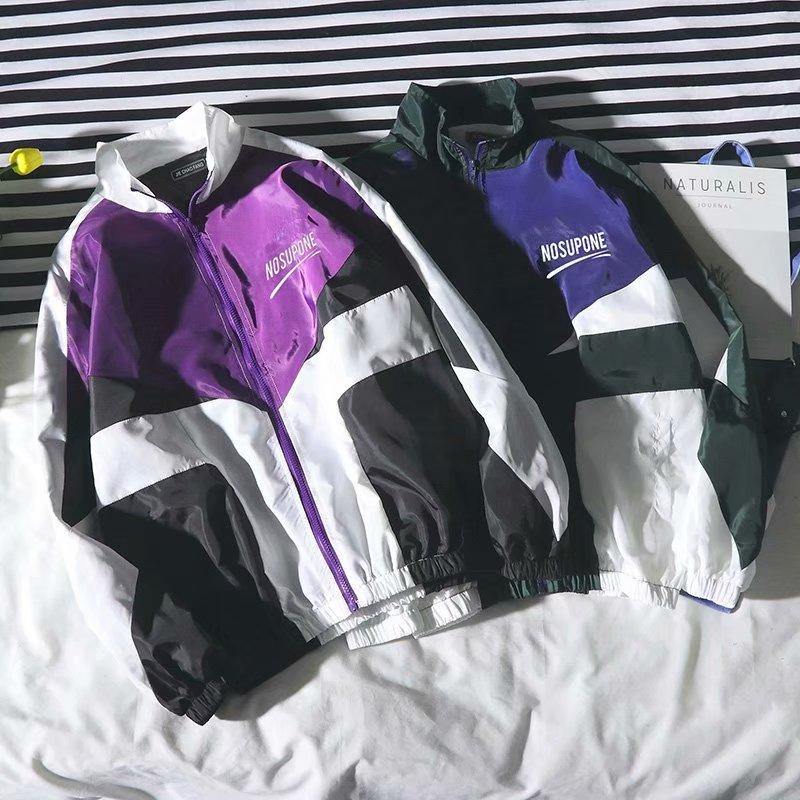 Men's Thin Windbreaker Zipper Jacket - AM APPAREL