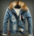 Men Thick Style Jeans Jacket Coat - AM APPAREL
