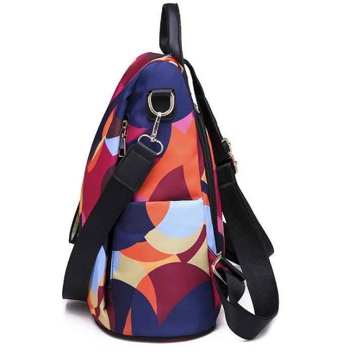 Oxford Cloth Multicolor Backpack - AM APPAREL