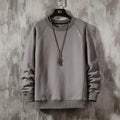 Solid Colored Casual Light Weight Sweatshirt - AM APPAREL