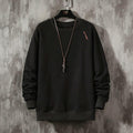 Solid Colored Casual Light Weight Sweatshirt - AM APPAREL