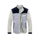 Spring Men's Patchwork Jacket Coat - AM APPAREL