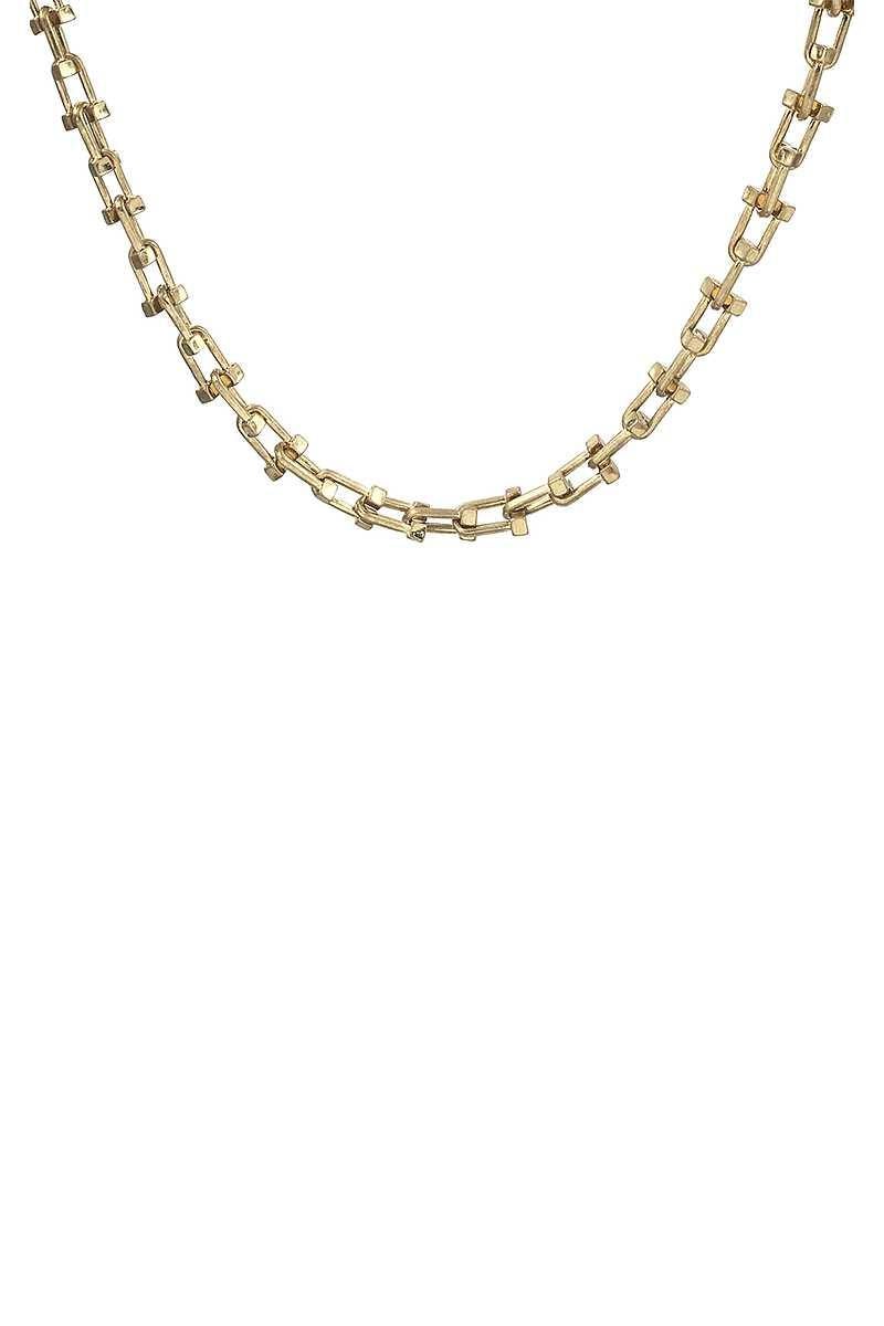 Stylish Chain Link Necklace - AM APPAREL