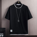 Summer Men's Plain Color Casual Loose Fit T-Shirts - AM APPAREL