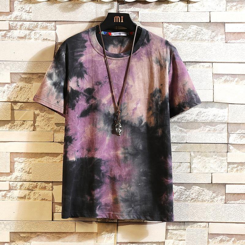 Tie Dye Men's Summer T-shirt - AM APPAREL