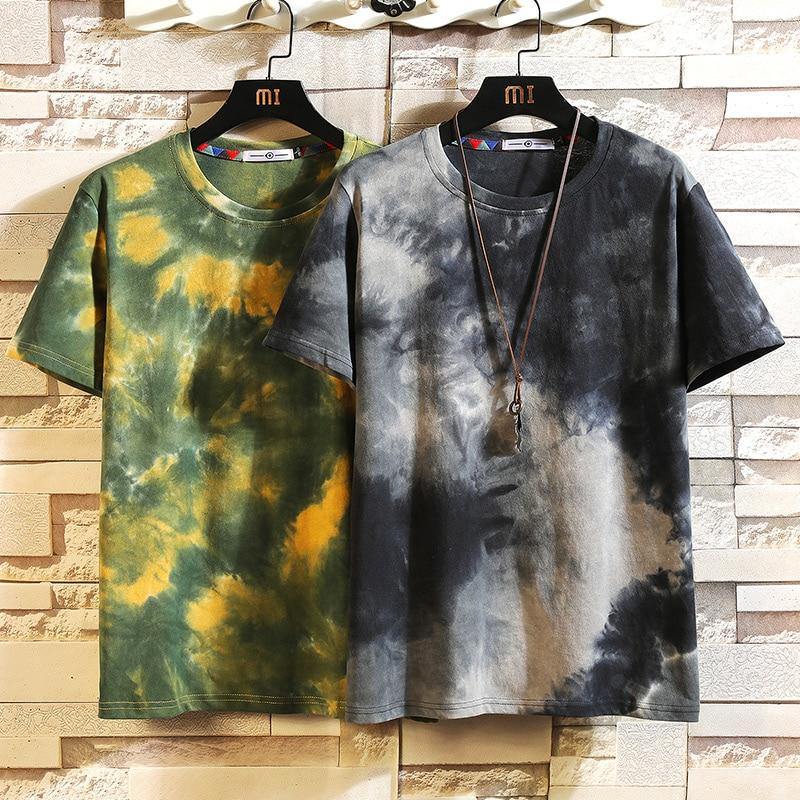 Tie Dye Men's Summer T-shirt - AM APPAREL