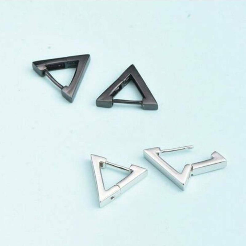 Unisex Gothic Triangle Earrings - AM APPAREL