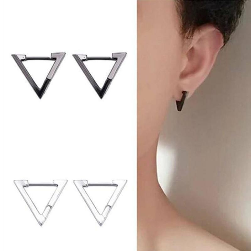 Unisex Gothic Triangle Earrings - AM APPAREL