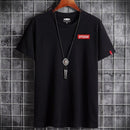 Unisex Solid Colored  O Neck T-Shirt - AM APPAREL