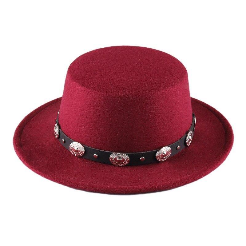 Unisex Vintage Wide Brim Fedora Hat - AM APPAREL