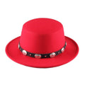 Unisex Vintage Wide Brim Fedora Hat - AM APPAREL