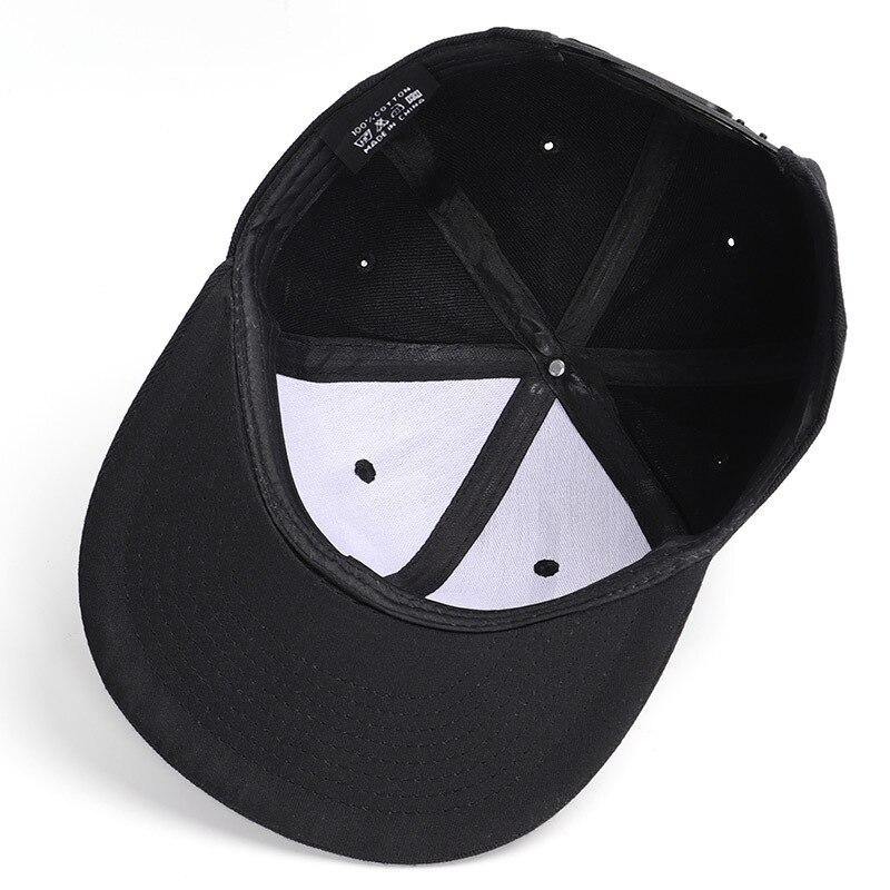 Unisex X Embroidery Flat Brim Hat - AM APPAREL