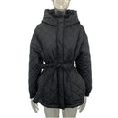 Women's Arygle Hooded Parkas Winter Coat - AM APPAREL