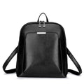 Women's Faux Leather Large Capacity Vintage Backpack - AM APPAREL